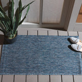 Safavieh Courtyard 2'-0" x 3'-7" Rug in Navy / Navy