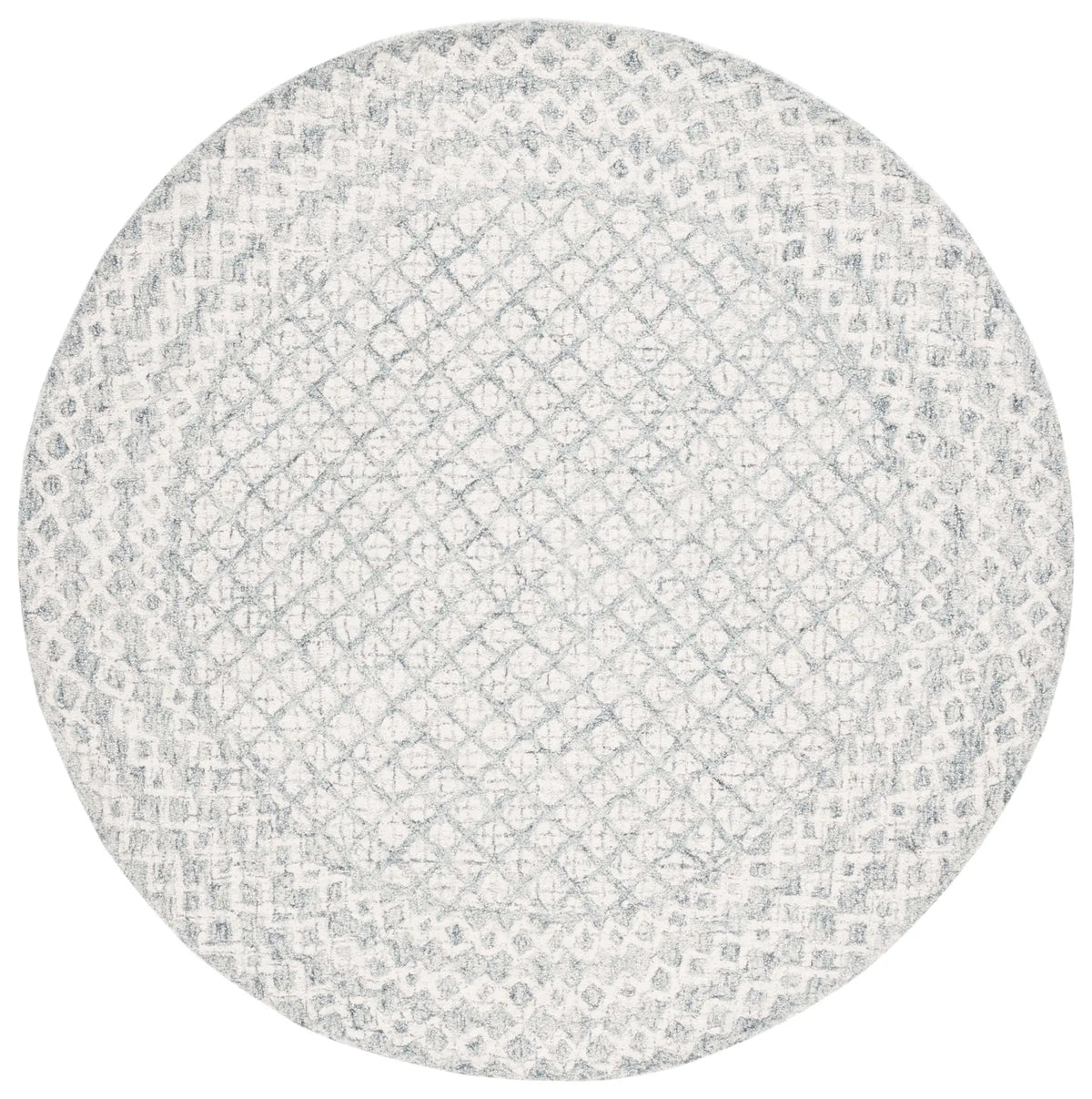 Safavieh Abstract 6'-0" x 6'-0" Rug in Grey / Ivory