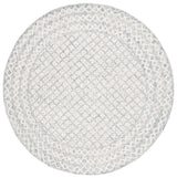 Safavieh Abstract 6'-0" x 6'-0" Rug in Grey / Ivory