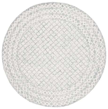 Safavieh Abstract 6'-0" x 6'-0" Rug in Grey / Ivory