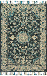 Loloi Zharah Zr-02 Teal / Grey Rugs - main flat