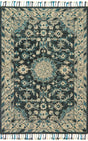 Loloi Zharah Zr-02 Teal / Grey Rugs - main flat