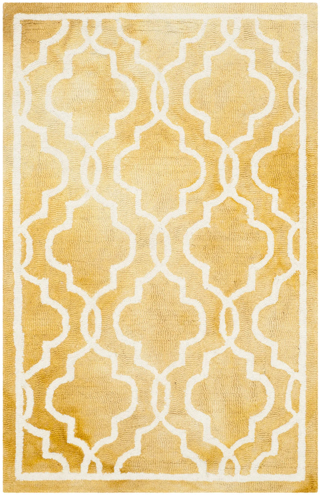 Safavieh Dip Dye 2'-0" x 3'-0" Rug in Gold / Ivory