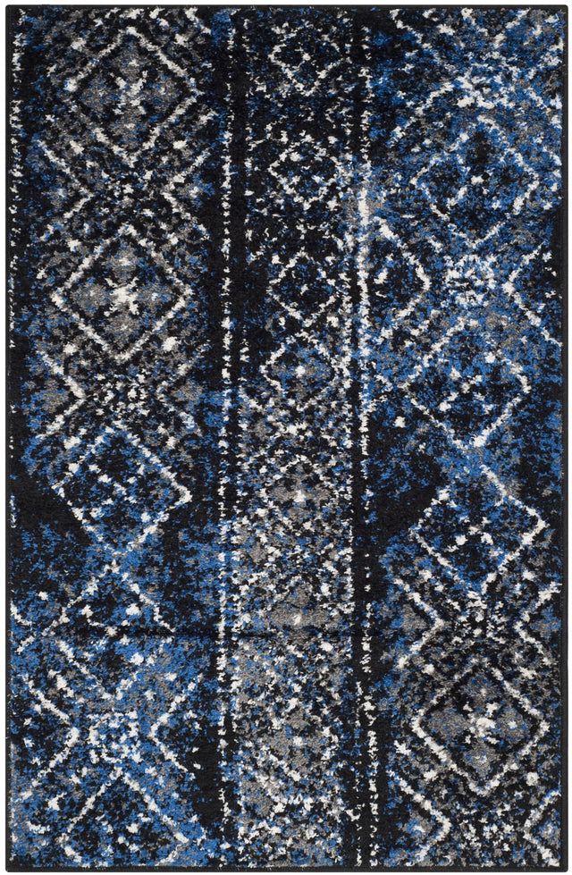Safavieh Adirondack 2'-6" x 4'-0" Rug in Blue / Black