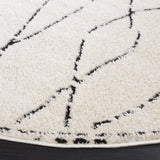 Safavieh Melody 6'-7" x 6'-7" Rug in Ivory / Black