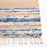 Safavieh Natura 4'-0" x 6'-0" Rug in Natural / Navy