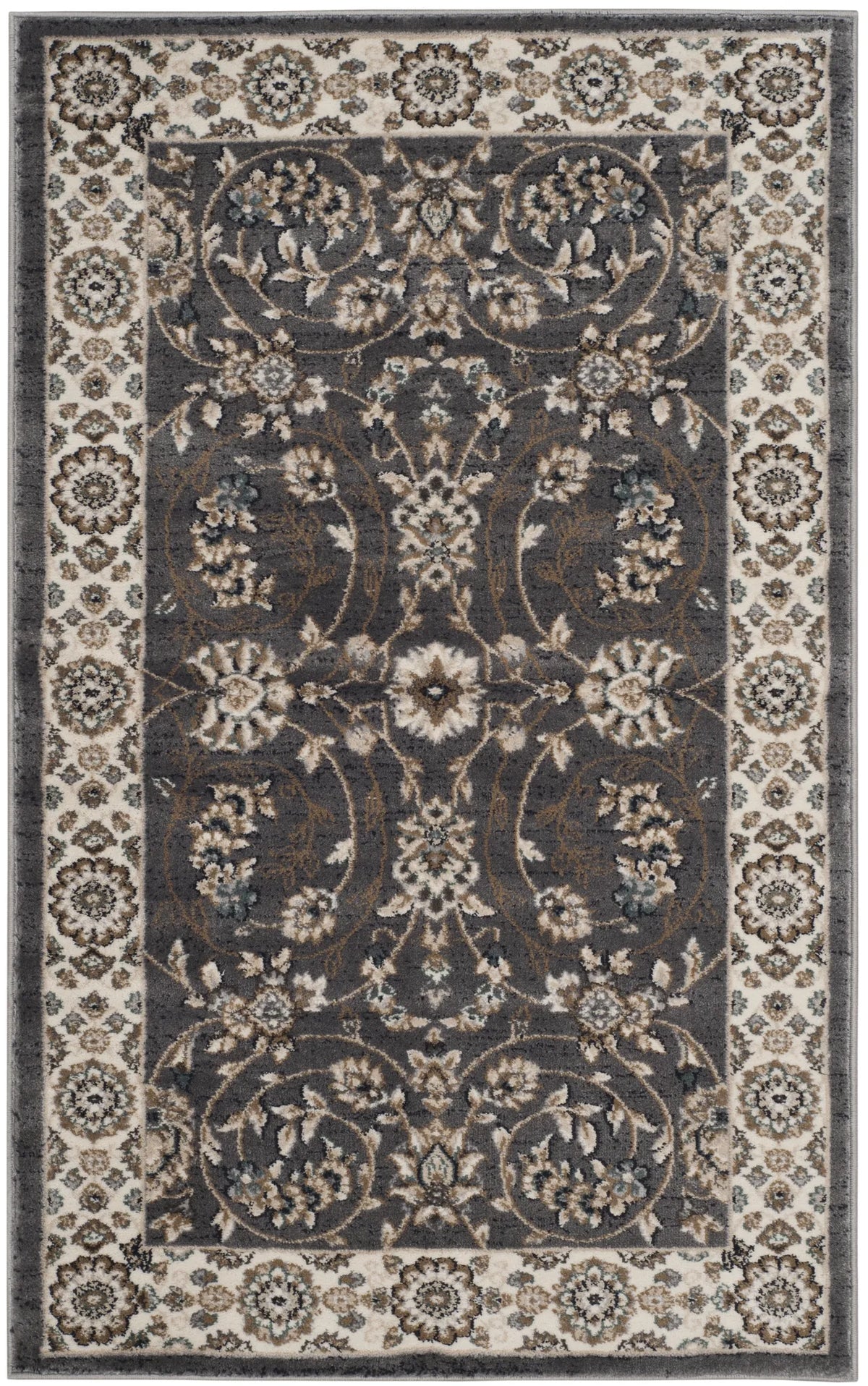 Safavieh Lyndhurst 3'-3" x 5'-3" Rug in Grey / Cream