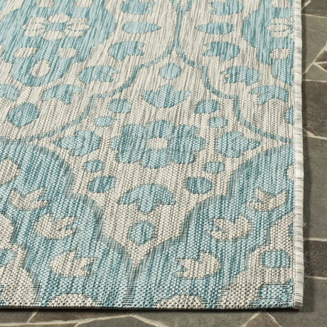 Safavieh Martha Stewart 5'-3" x 7'-7" Rug in Grey / Aqua