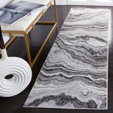 Safavieh Craft 2'-3" x 8'-0" Rug in Grey / Dark Grey