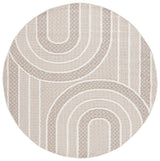 Safavieh Global 6'-7" x 6'-7" Rug in Beige / Ivory