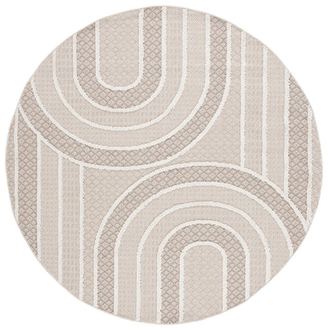 Safavieh Global 6'-7" x 6'-7" Rug in Beige / Ivory