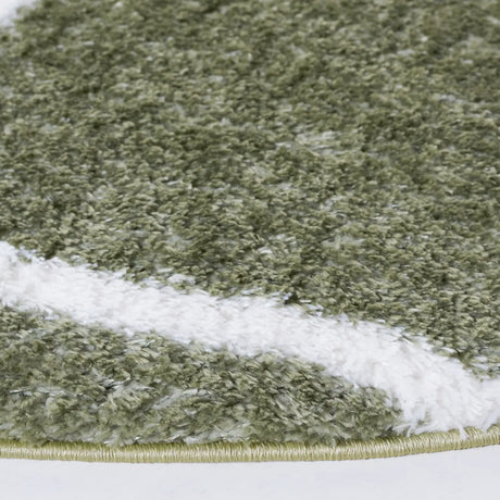 Safavieh Tahoe Shag 6'-7" x 6'-7" Rug in Sage / White