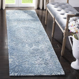 Safavieh Marquee 2'-3" x 10'-0" Rug in Blue / Ivory