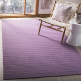 Safavieh Dhurries 5'-0" x 8'-0" Rug in Lavander