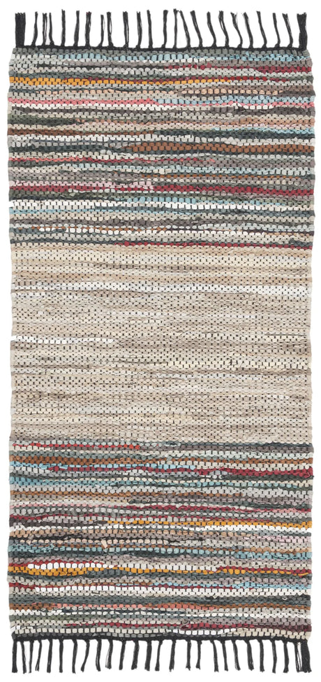Safavieh Vintage Leather 2'-0" x 3'-0" Rug in Beige / Multi