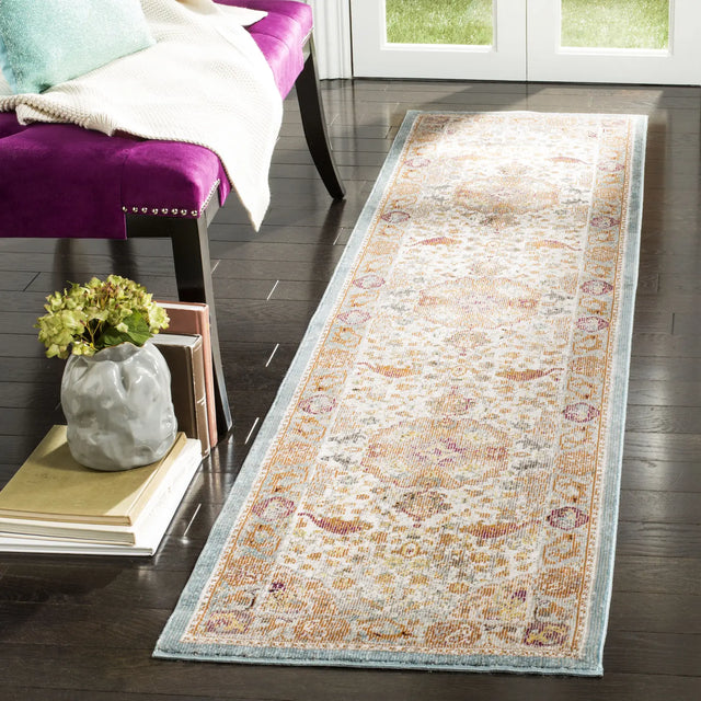 Safavieh Aria 2'-0" x 8'-0" Rug in Beige / Orange