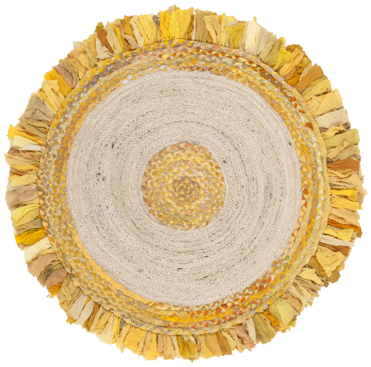 Safavieh Cape Cod 4'-0" x 4'-0" Rug in Gold / Natural