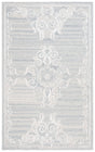 Safavieh Glamour 4'-0" x 6'-0" Rug in Silver / Ivory