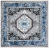 Safavieh Vintage Hamadan 6'-7" x 6'-7" Rug in Blue / Grey