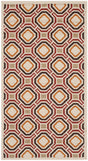 Safavieh Veranda 2'-7" x 5'-0" Rug in Creme / Red