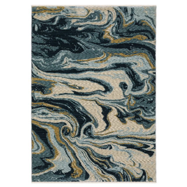 Oriental Weavers Sphinx Capella CAP10 Blue Rugs - main flat