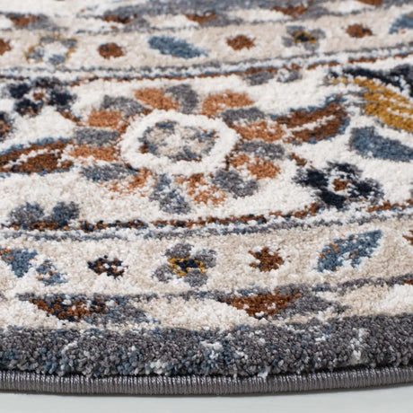 Safavieh Symphony 6'-7" x 6'-7" Rug in Ivory / Grey