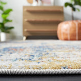 Safavieh Aston 4'-0" x 6'-0" Rug in Navy / Gold