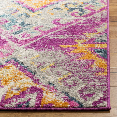 Safavieh Madison 4'-0" x 6'-0" Rug in Fuchsia / Blue