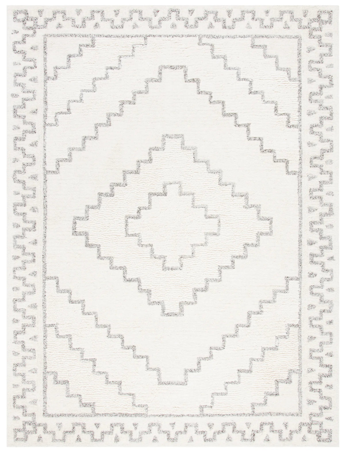 Safavieh Casablanca 10'-0" x 14'-0" Rug in Ivory / Grey