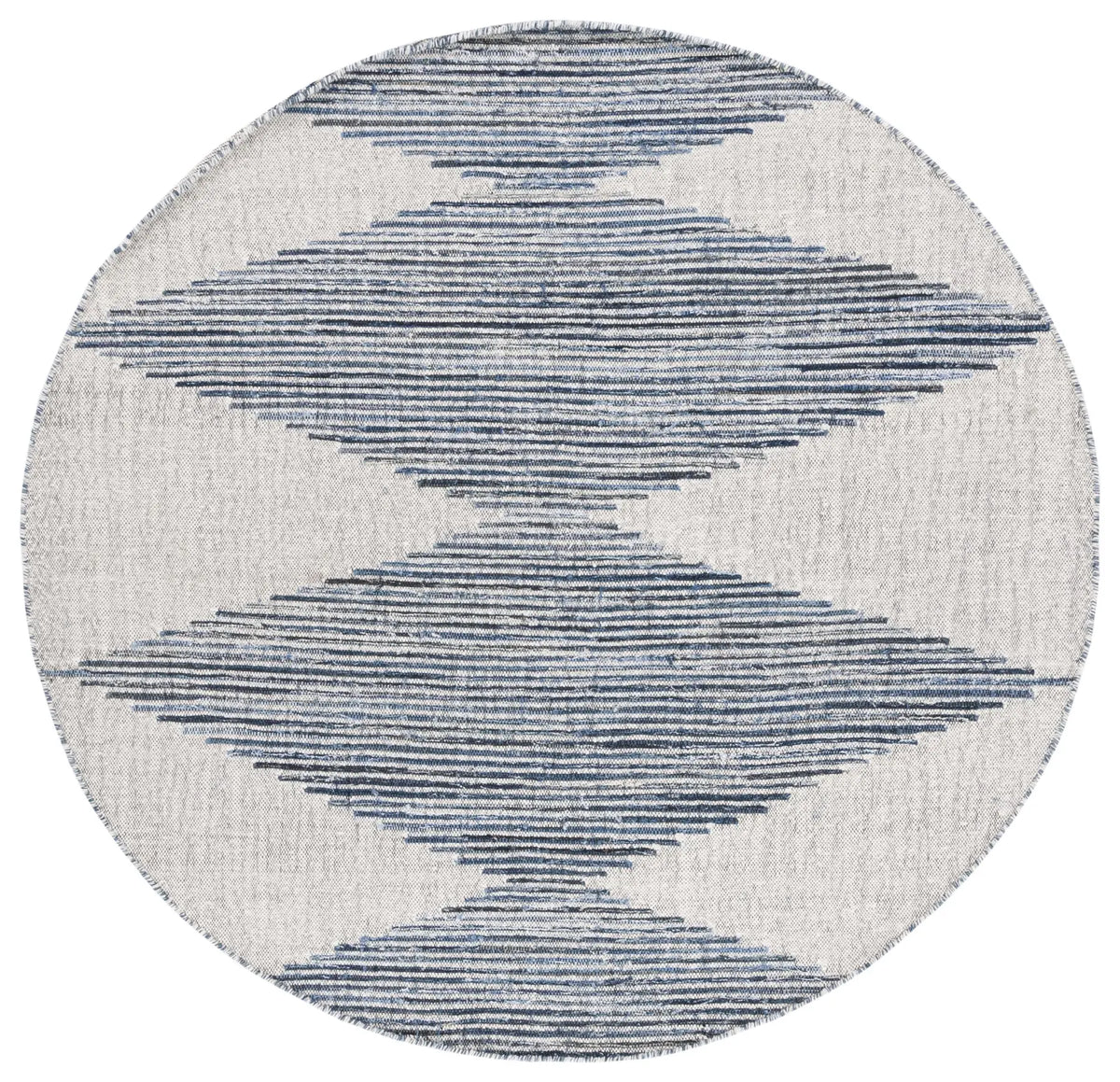 Safavieh Kilim 6'-0" x 6'-0" Rug in Ivory / Blue