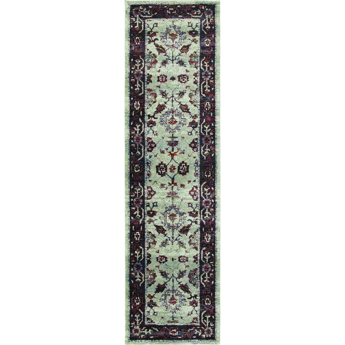 Oriental Weavers Sphinx Andorra 6842D Stone/Red Rugs - runner