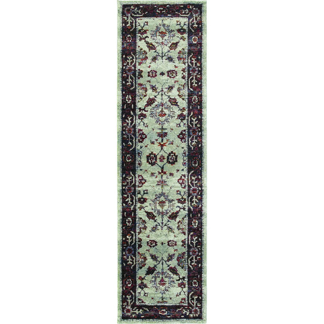 Oriental Weavers Sphinx Andorra 6842D Stone/Red Rugs - runner