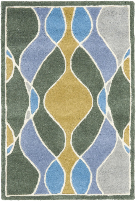 Safavieh Soho 2'-0" x 3'-0" Rug in Grey / Multi