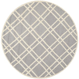 Safavieh Cambridge 6'-0" x 6'-0" Rug in Silver / Ivory