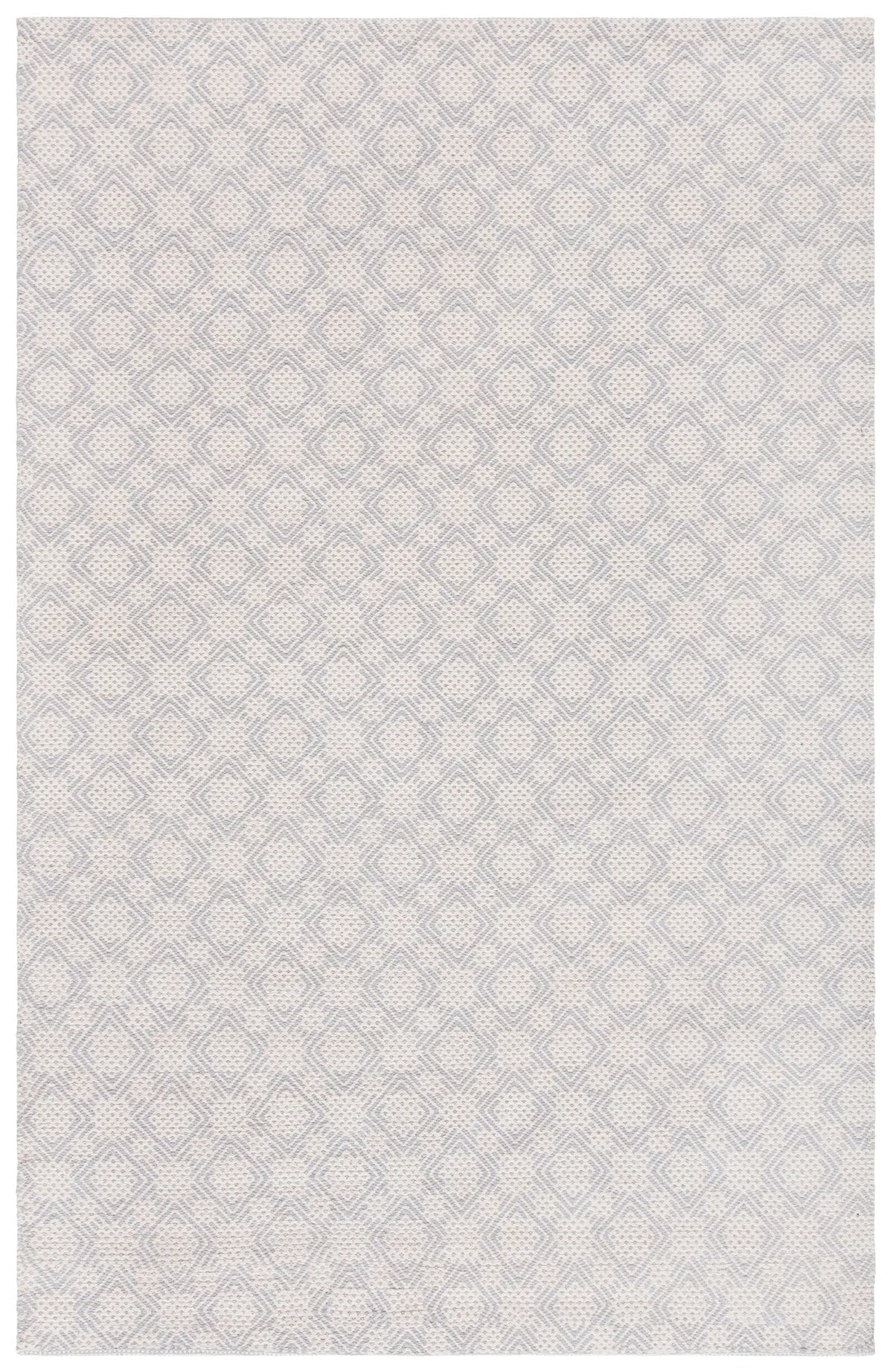 Safavieh Klc-Cotton Kilim 5'-0" x 8'-0" Rug in Silver / Ivory
