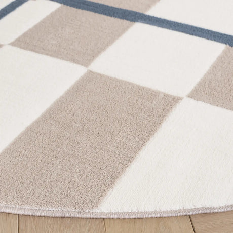 Safavieh Groove 6'-7" x 6'-7" Rug in Ivory / Blue