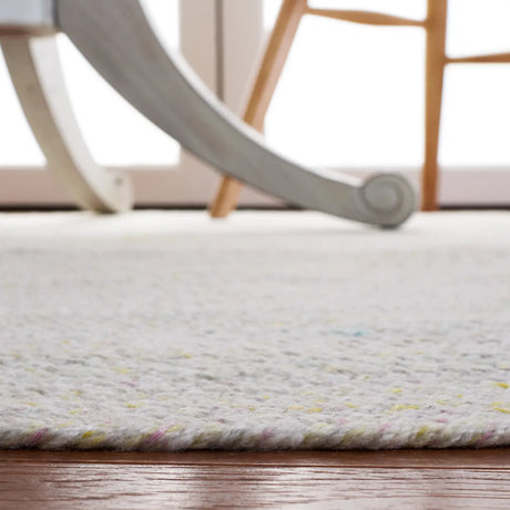Safavieh Braided 5'-0" x 5'-0" Rug in Ivory / Yellow