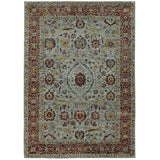 Oriental Weavers Sphinx Andorra 7155A Blue/Red Rugs - main flat