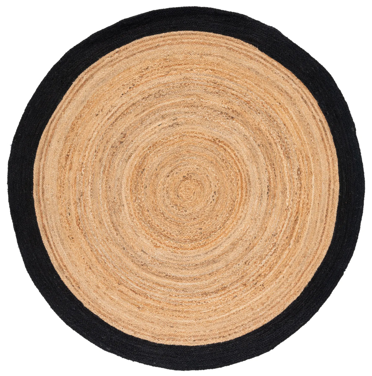 Safavieh Natural Fiber 6'-0" x 6'-0" Rug in Natural / Black