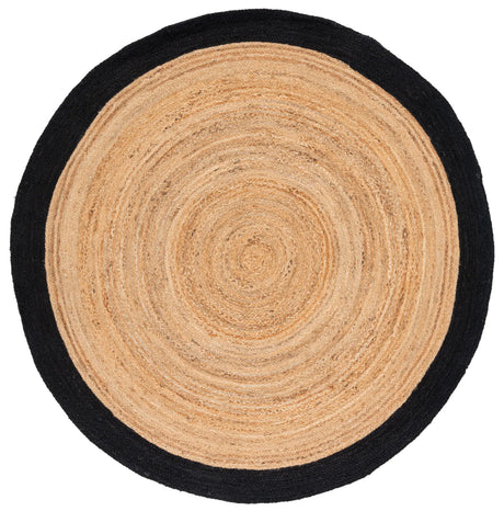 Safavieh Natural Fiber 6'-0" x 6'-0" Rug in Natural / Black