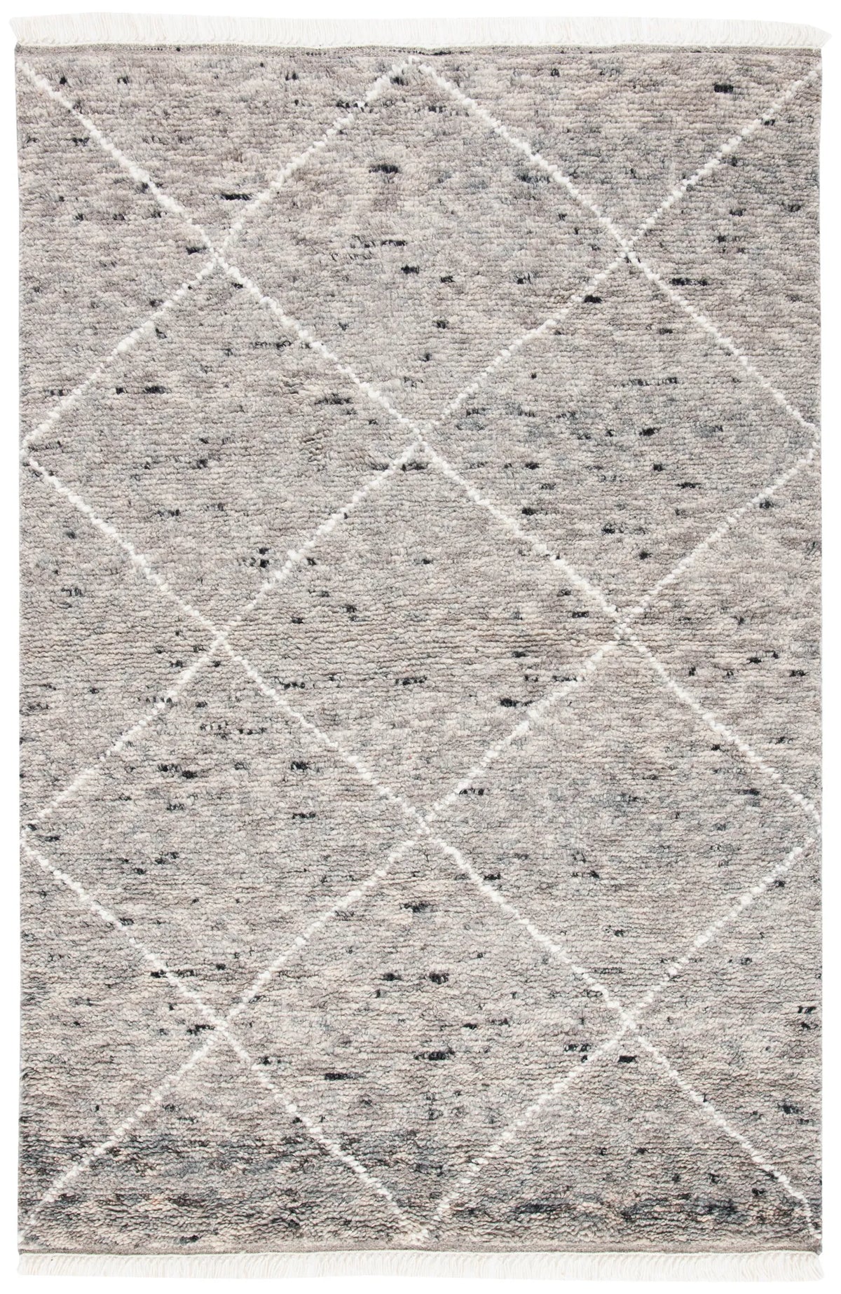 Safavieh Casablanca 4'-0" x 6'-0" Rug in Grey / Ivory