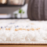 Safavieh Calico Shag 4'-0" x 6'-0" Rug in Ivory / Gold