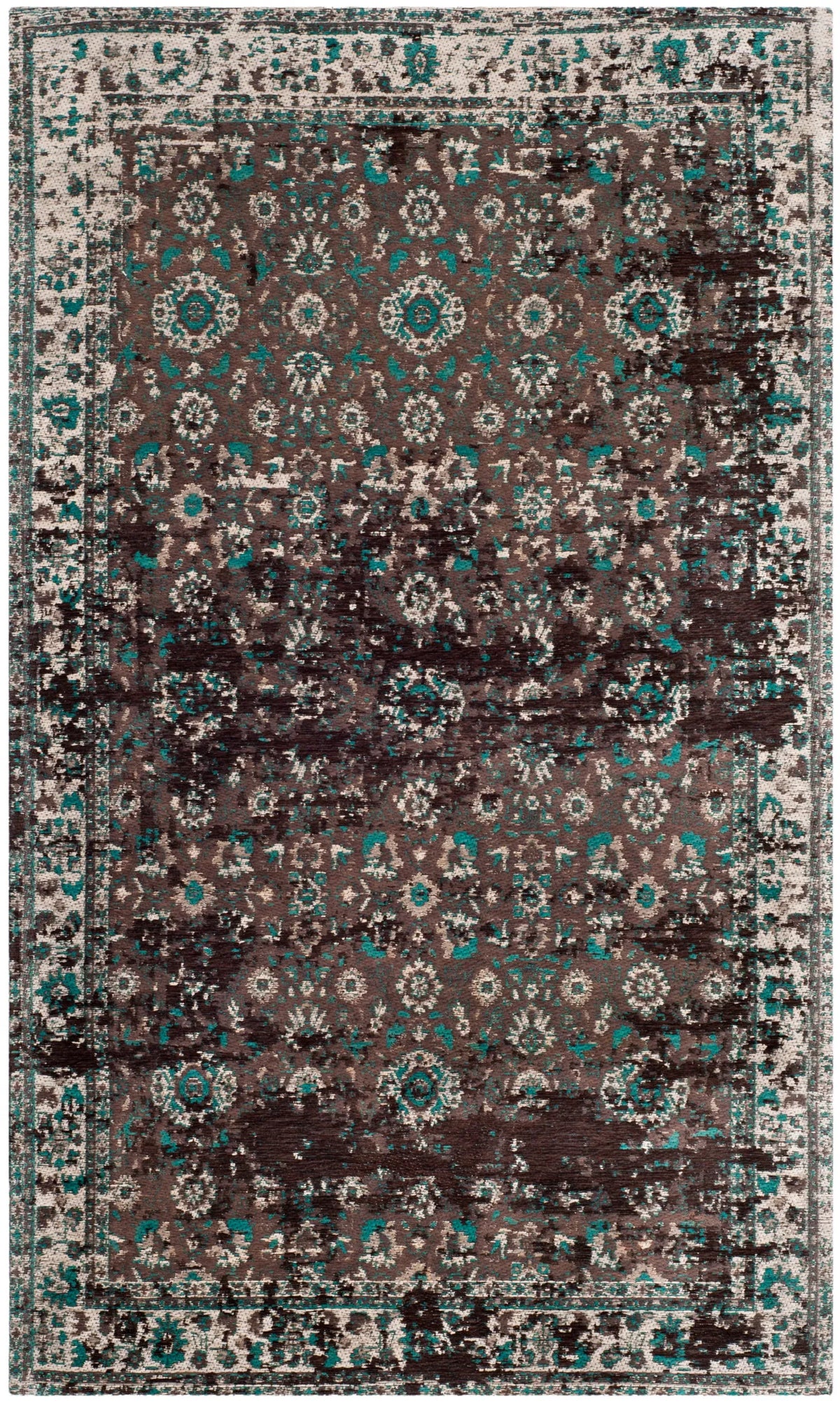 Safavieh Classic Vintage 3'-0" x 5'-0" Rug in Teal / Beige