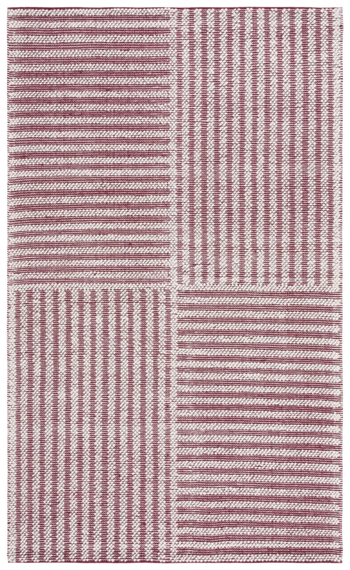 Safavieh Natura 4'-0" x 6'-0" Rug in Ivory / Red