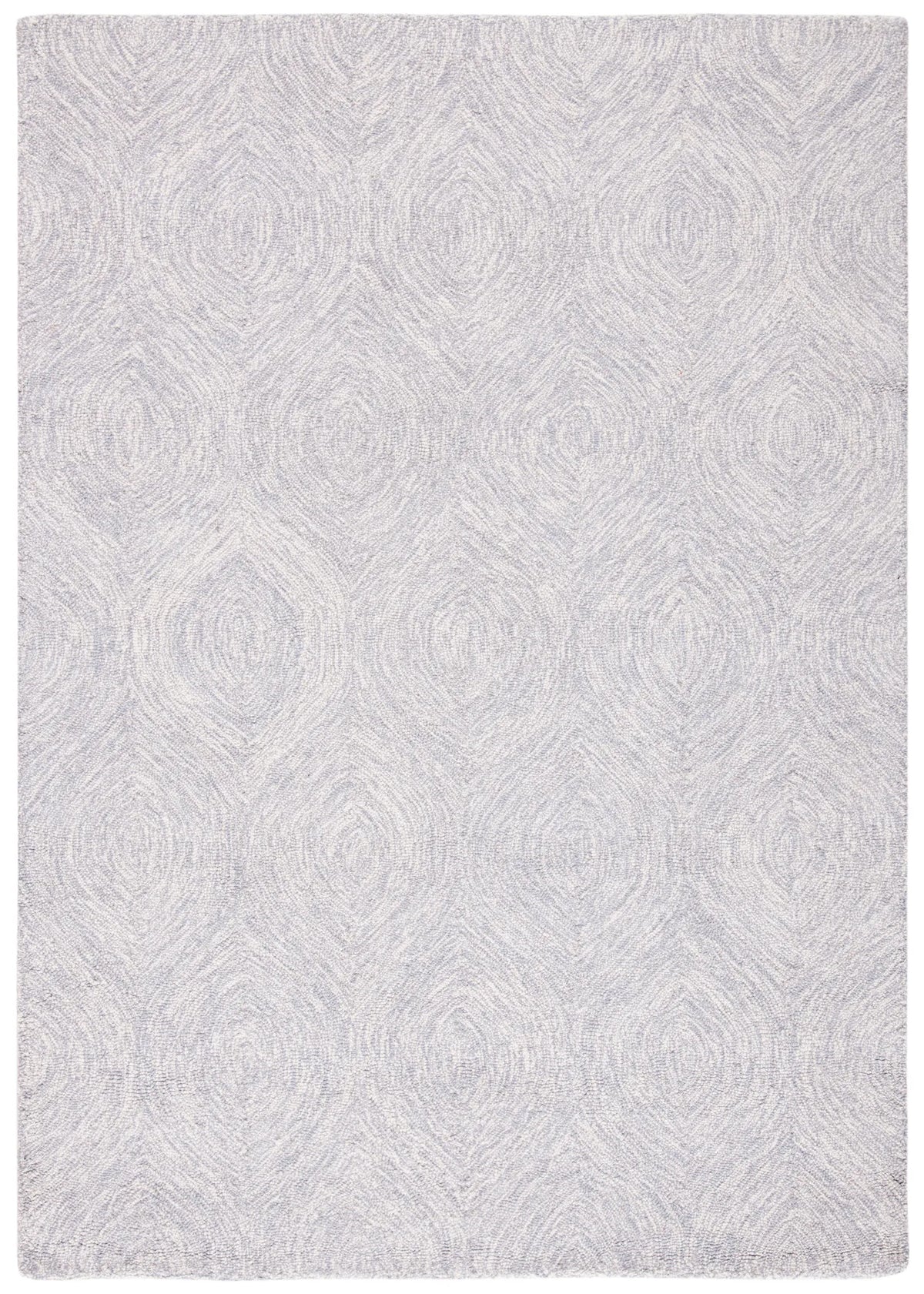 Safavieh Micro-Loop 4'-0" x 6'-0" Rug in Silver / Ivory