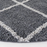 Safavieh Norway 6'-7" x 6'-7" Rug in Dark Grey / Light Grey