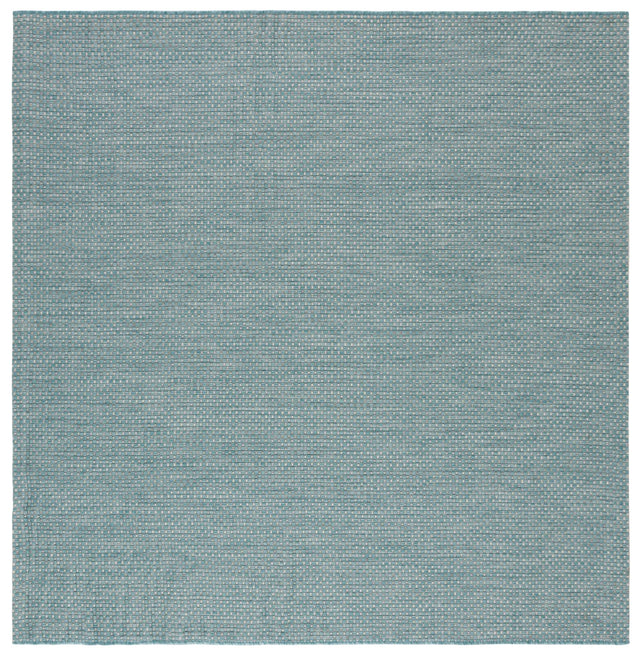 Safavieh Courtyard 6'-7" x 6'-7" Rug in Aqua / Grey