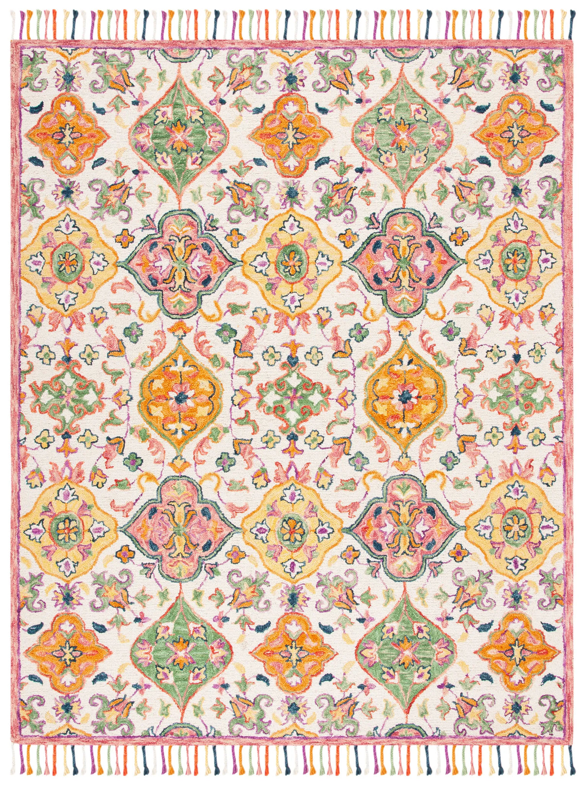 Safavieh Blossom 10'-0" x 14'-0" Rug in Ivory / Multi