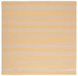 Safavieh Courtyard 6'-7" x 6'-7" Rug in Gold / Beige