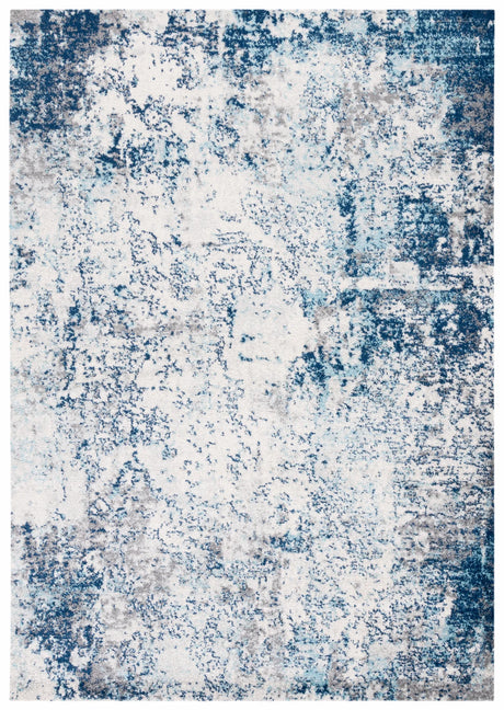 Safavieh Tulum 4'-0" x 6'-0" Rug in Ivory / Blue